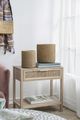A & B Home 3-Piece Brown Planter with Stand Set-5