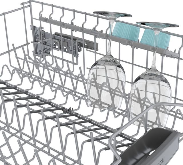 Bosch® 300 Series 24" White Front Control Built In Dishwasher-3