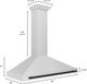 ZLINE 48" Autograph Edition Satin Stainless Steel Wall Mounted Range Hood-5