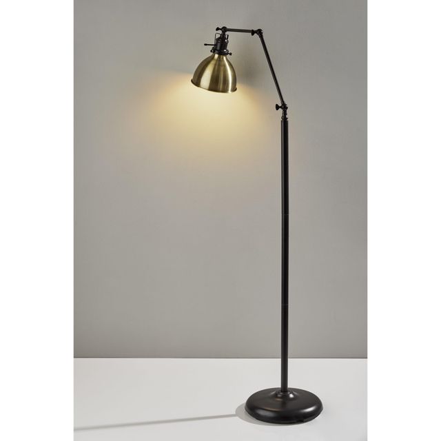 Adesso® Alden Antique Bronze Floor Lamp-2