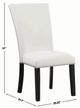 Steve Silver Co. Artemis 7-Piece Black/White 70" Dining Table Set-3