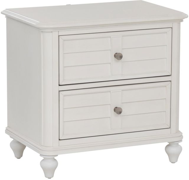 Powell® Naples Antique White Nightstand-0