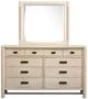 Magnussen Home® Sunset Cove Sanibel Brown Dresser and Mirror-1