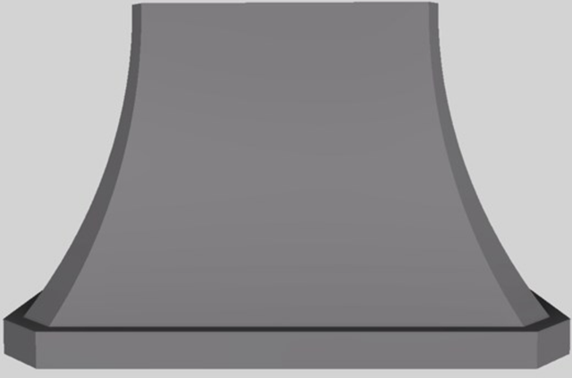 Vent-A-Hood® Designer Series 48" Gunsmoke Island Range Hood-0
