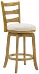 Armen Living Melindra 2-Piece Amber Glow/White Counter Stool Set-3