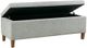 Olliix by INK+IVY Marcie Blue 48" Upholstered Storage Bench-2