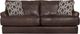 Jackson Furniture Prato Chocolate Leather Sofa-0