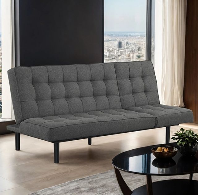 Furniture of America® Naperville Dark Gray Sofa-1