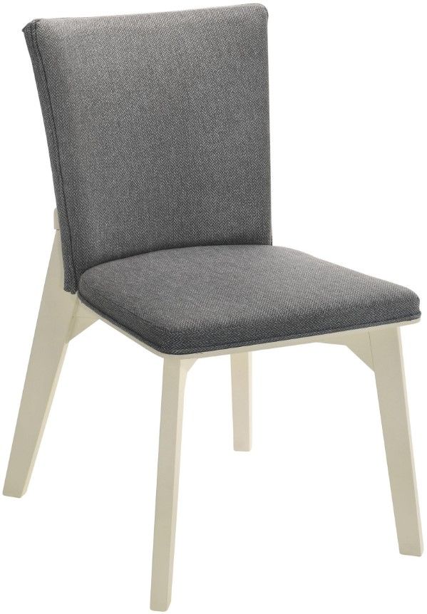 Coaster® Biloxi 5-Piece Brown/Grayish/White Dining Set-2