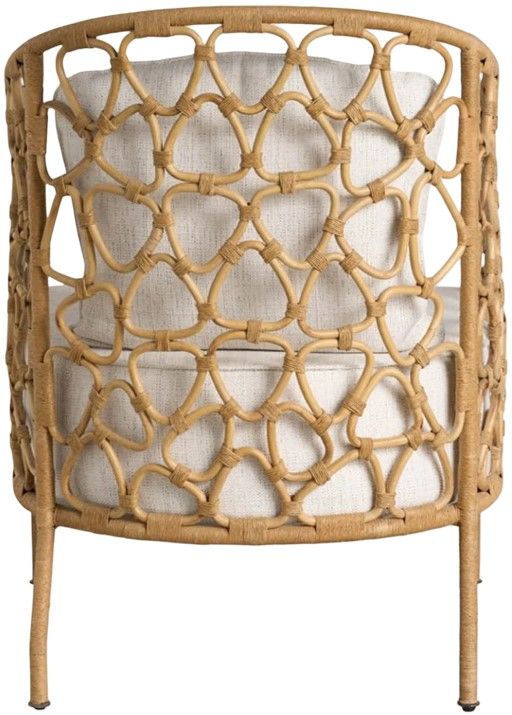 Universal Explore Home™ Oasis Coastal Living Home Natural/Nomad Snow Pebble Accent Chair-3