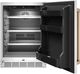 Thor Kitchen Gordon Ramsay Collection 24” 5 Cu. Ft. Stainless Steel Built-In Undercounter Outdoor Beverage Cooler with Bronze Handle-1