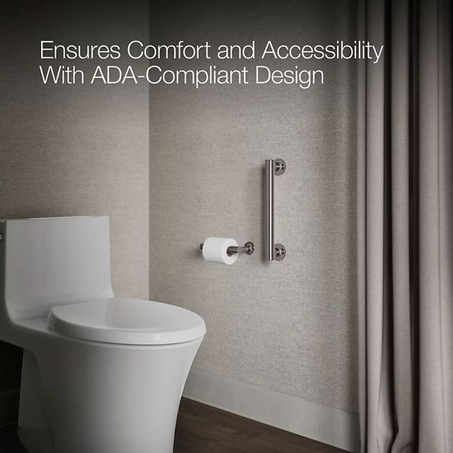 KOHLER® Purist® Vibrant Titanium 12" Grab Bar-3