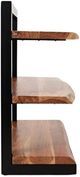 Jofran Inc. Nature's Edge Black/Natural Small Bookcase-2