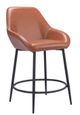Zuo® Modern Vila Brown Counter Stool-0
