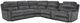 HomeStretch Dark Gray Multi-Configuration Power Reclining Sectional-0