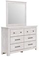Signature Design by Ashley® Makidern Whitewash Dresser and Mirror-0
