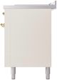 Ilve® Nostalgie II Series 60" Antique White Pro Style Dual Fuel Range-4