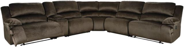 Signature Design by Ashley® Clonmel 6-Piece Chocolate L-Shape Manual Reclining Sectional-0