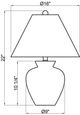Surya Dalle Hand Finished Black Table Lamp-1