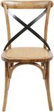 Forty West Brody Medium Brown X-Back Side Chair-2