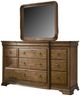 Universal Explore Home™ New Lou Cognac Louie P's King 4 Piece Sleigh Bedroom Set-3