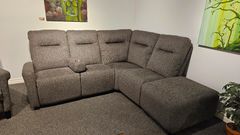 Sectionnel inclinable 5 morceaux Mathis, Elran
