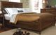 Durham Furniture Savile Row Barley Queen Sleigh Bed With Low Footboard-0