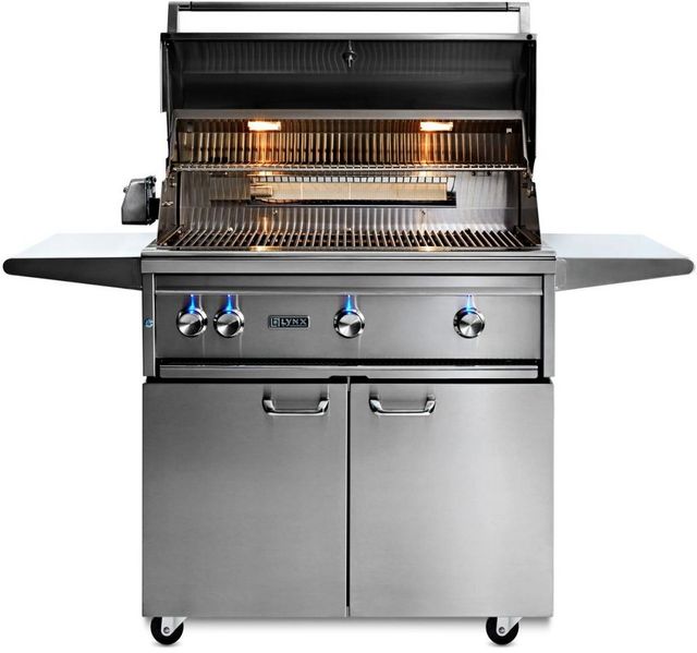 Lynx® Professional 4-Burner Stainless Steel Freestanding Liquid Propane Gas Grill-1