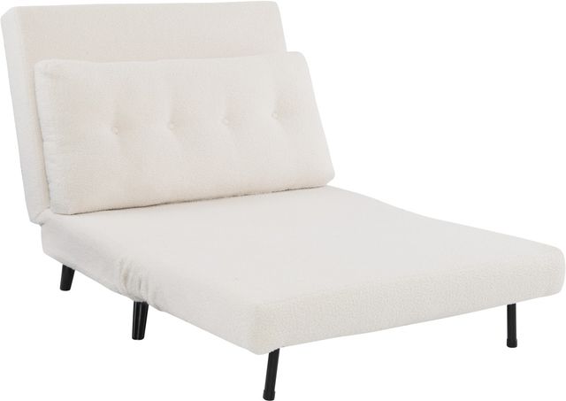 Powell® Hilda White Fold Out Chair-1