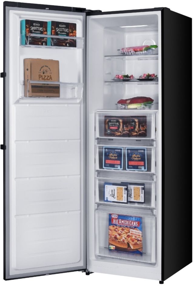 Marathon 9.7 Cu. Ft. Black Stainless Steel Upright Freezer Frost Free-4