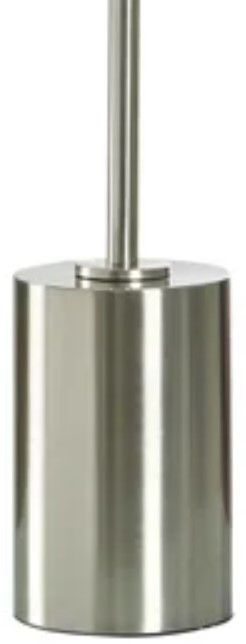 StyleCraft Silver/White Steel Table Lamp-2