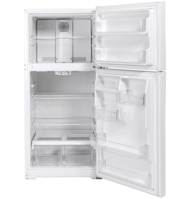 GE® 30" 19.1 Cu. Ft. White Top Freezer Refrigerator-2