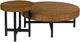 Signature Design by Ashley® Steenlage 2-Piece Brown Occasional Table with Black Base Set-0