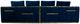 VIG Furniture Divani Casa Mobray Blue Sofa-3