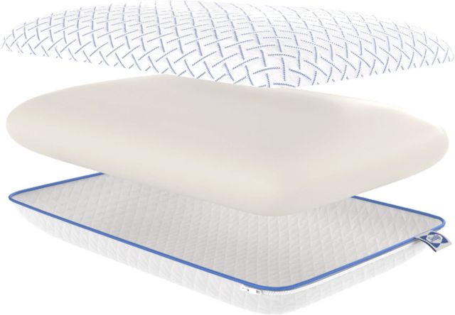 Sealy® Essentials™ Cool Touch Memory Foam Standard Bed Pillow-2