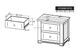 International Furniture Direct Parota III Barrel Brown Nightstand-2