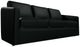 Craftmaster® Customizable CM Leather Curvy Sofa-2