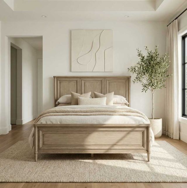 Liberty Furniture Rochelle Park Smokey Taupe Queen Panel Bed-1