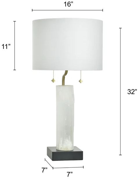 Stylecraft Tamara Day Jasper White 32"H Table Lamp-2