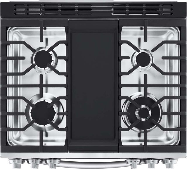 LG 30" PrintProof™ Stainless Steel Slide In Dual Fuel Range-6