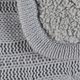 Surya Tucker Medium Gray 50"x60" Throw Blanket-1