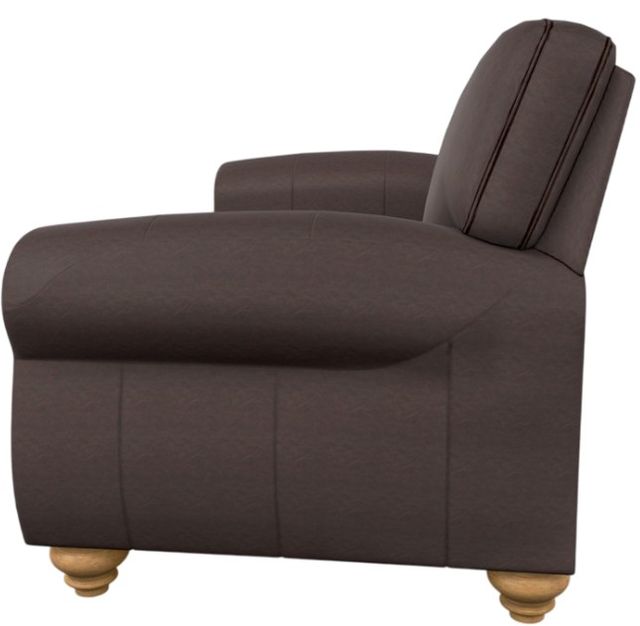 Best® Home Furnishings Customizable Noble Leather Loveseat with Honey Birch Legs-2