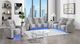 Northfield Living Duran Gray/White Power Recliner with LED-1