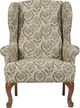 Best® Home Furnishings Customizable Fabric Isadore Chair with Dark Walnut Legs-2