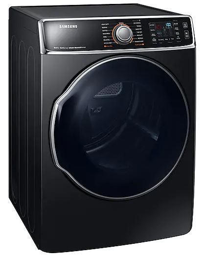 Samsung 9.5 Cu. Ft. Fingerprint Resistant Black Stainless Steel Electric Dryer-2