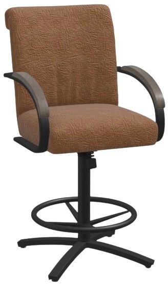 Chromcraft Customizable Easton Swivel Tilt Counter Height Dining Stool-3