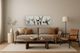 Classy Living Contemplative Flower Fuzzy Donkeys Wall Art-1