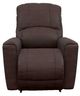 La-Z-Boy® Cassian Walnut Leather Power Wall Recliner with Headrest and Lumbar-1