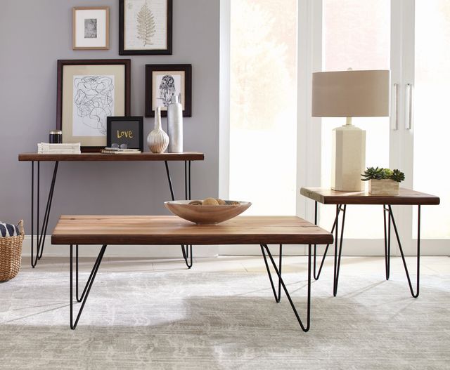 Coaster® Natural Honey End Table-3