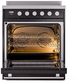 Ilve® Professional Plus II 30" Glossy Black Pro Style Induction Range-2